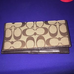 Coach Checkbook holder
